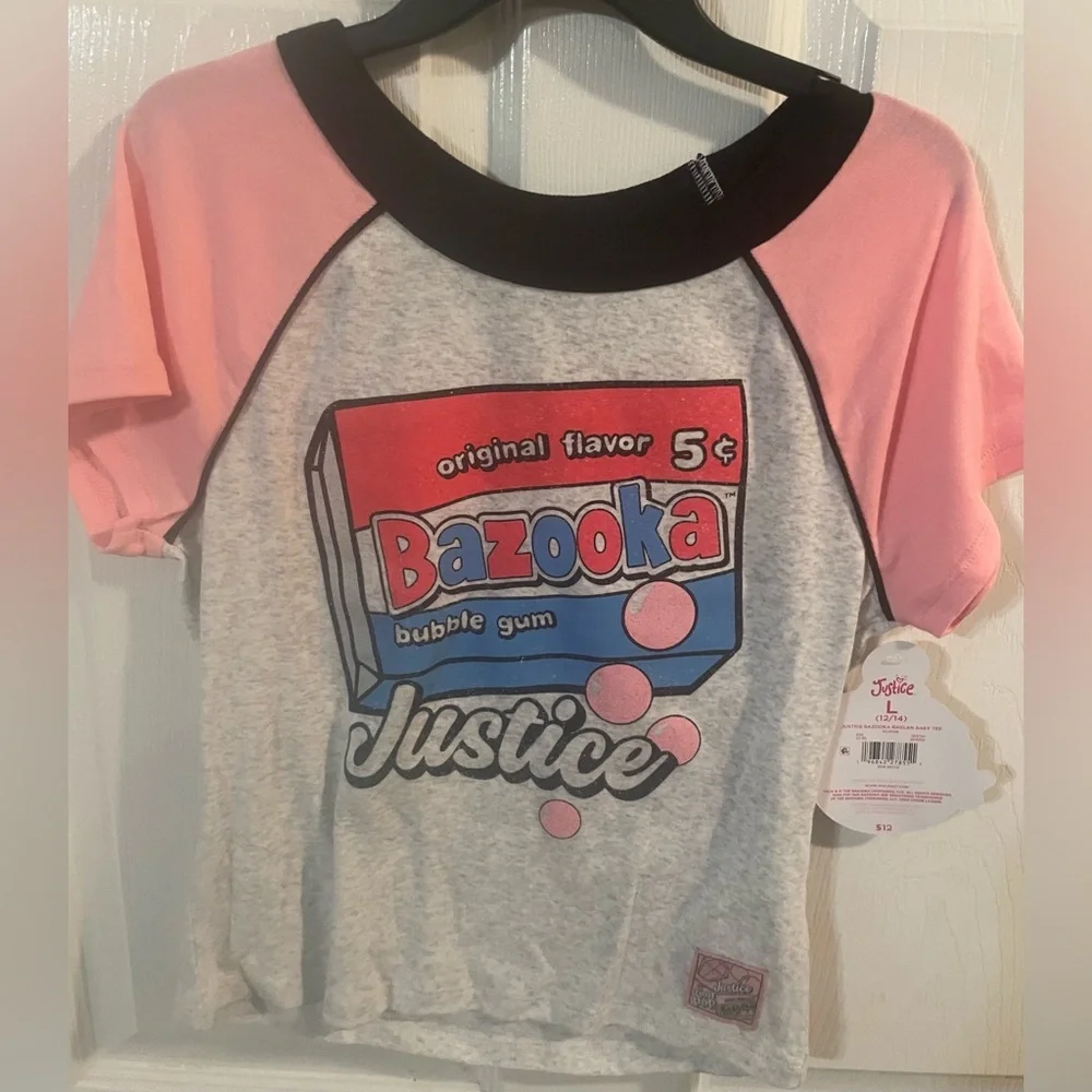 COPY - Justice Kids Bazooka Bubble Gum Graphic Tee & Justice colorful‎ jo…